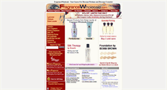 Desktop Screenshot of fragrancewholesale.com