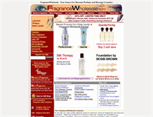 Tablet Screenshot of fragrancewholesale.com